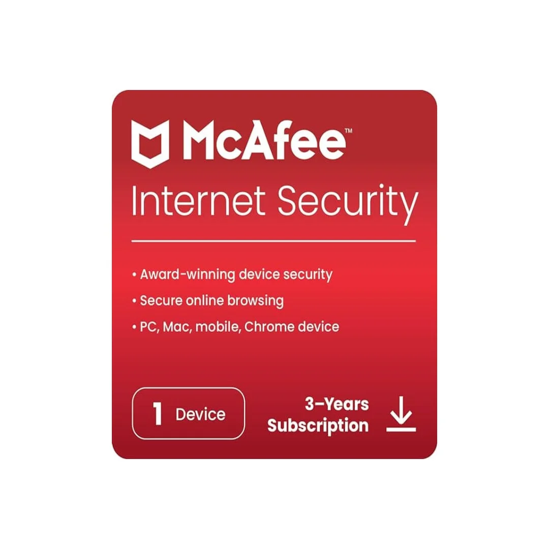 McAfee Internet Security, 5 Device, 2025
