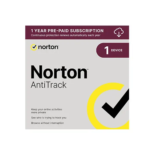 Norton AntiTrack – for blocking trackers and protecting privacy online, 1 PC – 2025