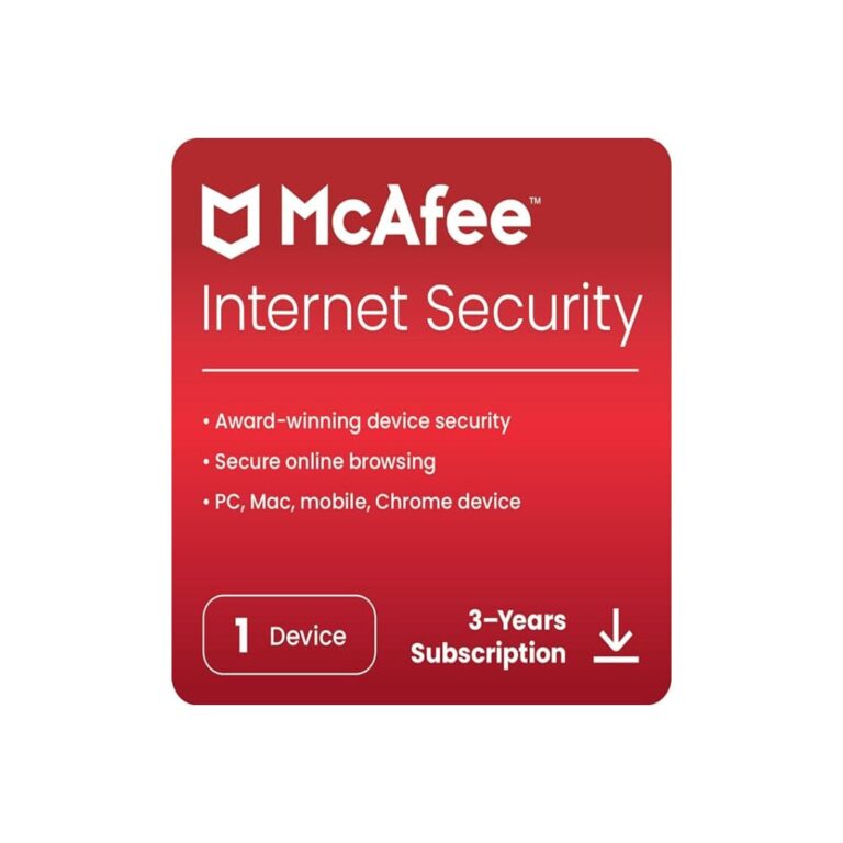 McAfee Internet Security, 3 Device, 2025