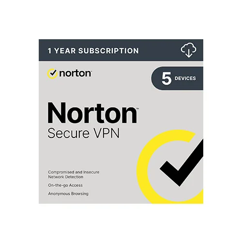 Norton Secure VPN for up to 5 Devices 2025